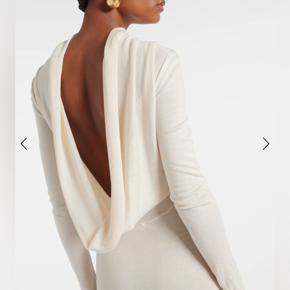 AYA MUSE Viva knitted silk and cashmere maxi dress - Picture 4 of 8